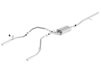 Borla 14 Silv/Sierra 1500 C/B Touring Exhaust /2.75in in Muffler 2.25inout 4inTIp SS Rear Exit