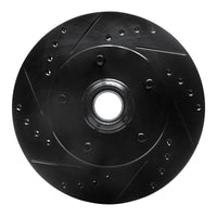 R1 Concepts R1 67-74 Buick Gran Sport Front Left Drilled & Slotted Black Brake Rotor