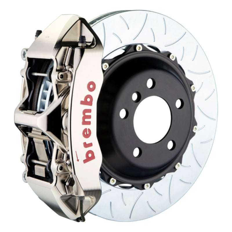 Brembo 05-08 Magnum w/V6 Engine Exc AWD Fr GTR BBK 6Pis Billet 355x32 2pc Rtr Slot Type3-Nickel