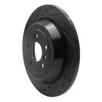 R1 Concepts R1 06-12 Mercedes-Benz R320 Rear Left Drilled & Slotted Black Brake Rotor
