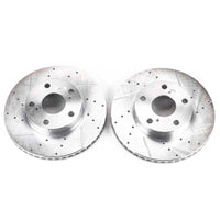 PowerStop Power Stop 05-15 Toyota Tacoma Front Evolution Drilled & Slotted Rotors - Pair