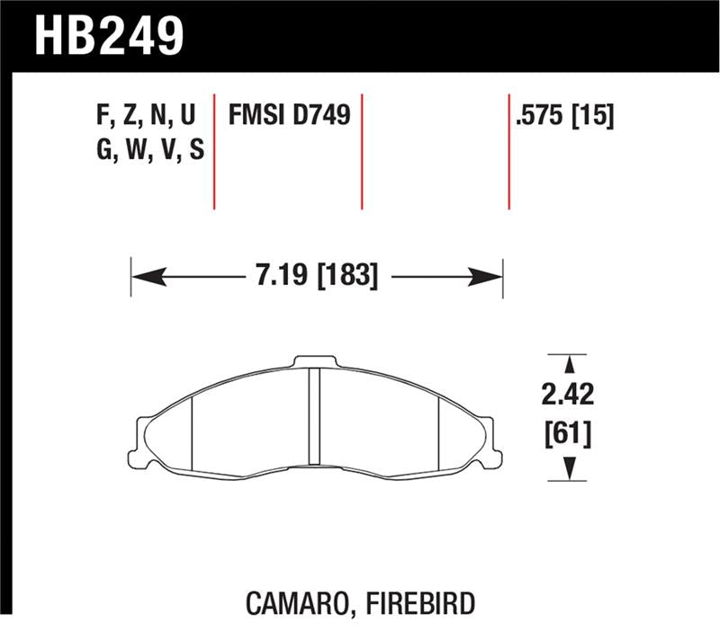 Hawk Performance Hawk HPS Street Brake Pads
