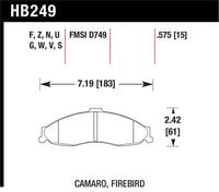 Hawk Performance Hawk HPS Street Brake Pads