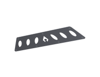 Artec Industries Jeep JK Bare Steel Nighthawk Mid-Tube Stinger Front Bumper w/ Alum Skid Bare Steel