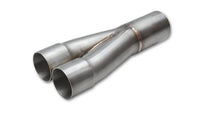 Vibrant 2-1 SS Merge Collectors (2in Inlet Slipover ID 2-1/2in Outlet OD) - Sold Individually