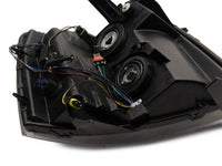 Raxiom 07-13 Chevrolet Silverado 1500 Axial Series Headlights w/ LED Bar- Black Housing (Clear Lens)