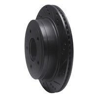 R1 Concepts R1 04-06 Ford E-150 Club Wagon Rear Right Drilled & Slotted Black Brake Rotor