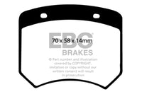 EBC 70-73 Rover Mini 1275 (10in Wheels) Greenstuff Front Brake Pads