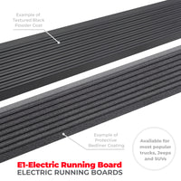 Go Rhino RealTruck 15-20 Cadillac Escalade 4dr VoltStep Electric Running Board Kit - Bedliner Coating