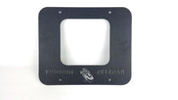 Fishbone Offroad 97-06 Jeep Wrangler TJ Tailgate Plate - Black Textured Powdercoat Aluminum