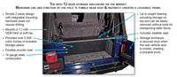 Tuffy Products Tuffy Tj Tailgate Security Enclosure- 01Blk 9706 Tj Wg