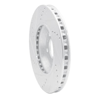 R1 Concepts R1 06-10 Pontiac SOLSTICE Front Right Drilled & Slotted Silver Brake Rotor
