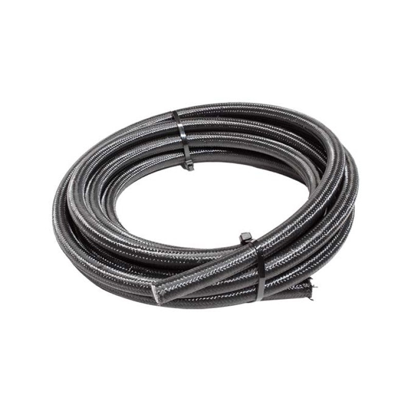 Snow Performance Snow 6AN Braided Stainless PTFE Hose - 15ft (Black)