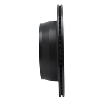 R1 Concepts R1 97-02 Ford F-250 2WD (Excl Super Duty) Front Right Drilled & Slotted Black Brake Rotor