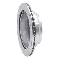 R1 Concepts R1 92-04 Acura SLX Rear Right Drilled & Slotted Silver Brake Rotor
