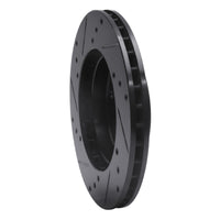 R1 Concepts R1 98-02 Acura CL Front Right Drilled & Slotted Black Brake Rotor