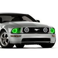 ORACLE Lighting Oracle Ford Mustang 05-09 Halo Kit - ColorSHIFT w/o Controller
