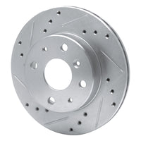 R1 Concepts R1 88-92 Daihatsu CHARADE Front Left Drilled & Slotted Silver Brake Rotor