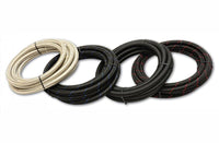Vibrant -6 AN Black Nylon Braided Flex Hose (20 foot roll)