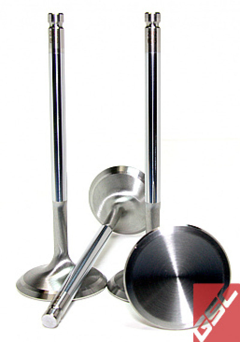 GSC Power Division GSC P-D Subaru/Scion FA20 Chrome Polish Intake Valve - 36mm Head (+1mm) - Set of 50