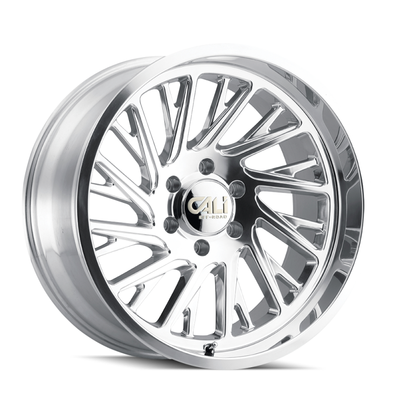 Cali Off-Road 9114 Purge 22x12 / 8x170 BP / -51mm Offset / 125.2mm Hub Polished Wheel