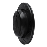 R1 Concepts R1 06-20 BMW 325XI Rear Right Drilled & Slotted Black Brake Rotor