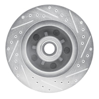 R1 Concepts R1 1969-1996 Buick Riviera Front Left Drilled & Slotted Silver Brake Rotor
