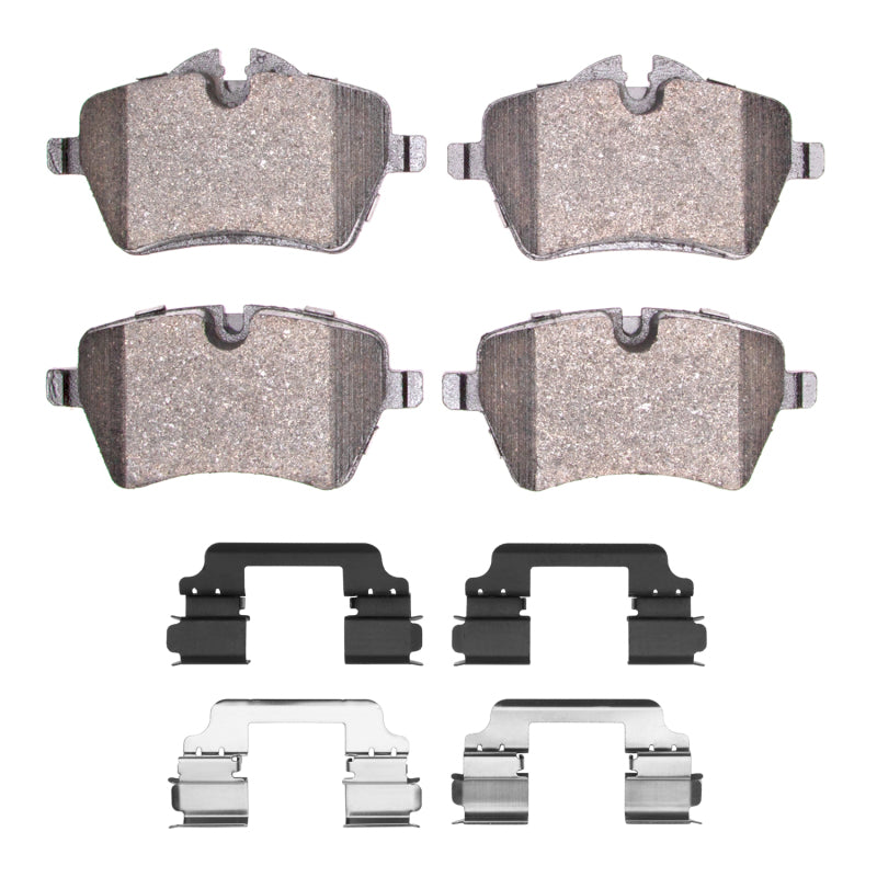 R1 Concepts R1 11-16 Mini Cooper Countryman Front Euro Ceramic Pads & Hardware Kit