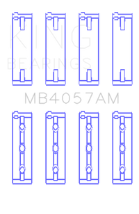 King Engine Bearings Honda C27A4 2.7L (Size STD) Main Bearing Set
