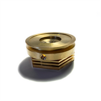 Ticon Industries Tig Aesthetics 3in Universal V-Band Heat Sink w/ Purge - Tellurium Copper