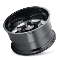 Cali Off-Road 9111 Sevenfold 20x12 / 6x135 BP / -51mm Offset / 87.1mm Hub Gloss Black Milled Wheel