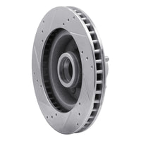 R1 Concepts R1 70-72 Ford LTD Front Right Drilled & Slotted Silver Brake Rotor