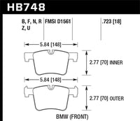 Hawk Performance Hawk 13-14 BMW 328i/328i xDrive / 2014 428i/428i xDrive HP Plus Front Brake Pads