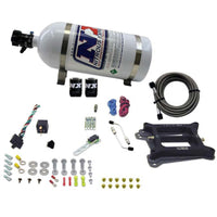 Nitrous Express 4150 4-BBL/Alcohol Nitrous Kit (50-300HP) w/10lb Bottle