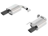 Borla S-Type Rear Section 15-17 Ford Mustang GT 5.0L V8 MT/AT 2.5in pipe 4in tip (Black Chrome)