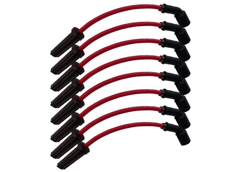 Granatelli Motor Sports Granatelli 14-23 GM LT1 6.2L V8 Straight Boot Hi-Perf Coil-Near-Plug Wire Connector Kit - Red
