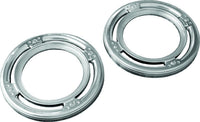 Kuryakyn Rear Speaker Accents For Harley-Davidson Chrome