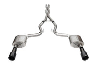 CORSA Performance Corsa 2024+ Ford Mustang GT 5.0L V8 Xtreme 4.5 Cat-Back Duel Rear w/ 4.5 In Carbon Fiber Tips