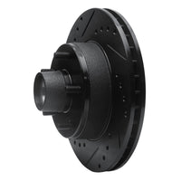 R1 Concepts R1 1978-1990 Buick Estate Wagon Front Left Drilled & Slotted Black Brake Rotor