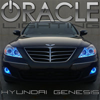 ORACLE Lighting Oracle Hyundai Genesis 09-10 Halo Kit - ColorSHIFT w/ Simple Controller