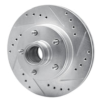 R1 Concepts R1 1978-1990 Buick Electra Front Right Drilled & Slotted Silver Brake Rotor