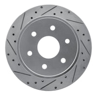 R1 Concepts R1 03-05 Chevrolet Express 2500 Rear Left Drilled & Slotted Silver Brake Rotor
