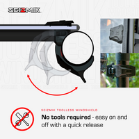 Seizmik 21-25 Honda Talon/4 Tool-less Front Windshield Hardcoded