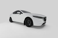 Rally Armor 19-26 Mazda3 Hatchback Black UR Mud Flap w/Dark Grey Logo