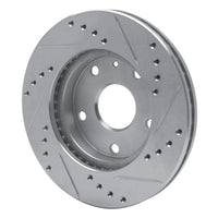 R1 Concepts R1 99-02 Daewoo Leganza Front Left Drilled & Slotted Silver Brake Rotor