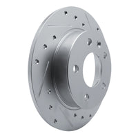 R1 Concepts R1 20-25 Buick Encore GX Rear Right Drilled & Slotted Silver Brake Rotor
