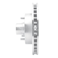 R1 Concepts R1 83-92 Chevrolet G20 Front Left Drilled & Slotted Silver Brake Rotor