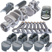 Eagle Chevy LT1 350 1Pc 3.750in Crank 5.700in I-Beam Rods -5cc 4.030in Pistons Rotating Assembly