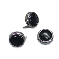 Mustang Motorcycle Mustang Studs 12.5mm (Bag of 10) - Black