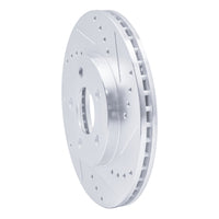 R1 Concepts R1 00-05 Chrysler Neon Front Right Drilled & Slotted Silver Brake Rotor